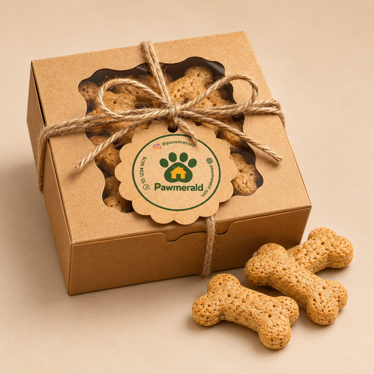 50 Pack Mini Huesitos Naturales  🦴🐾