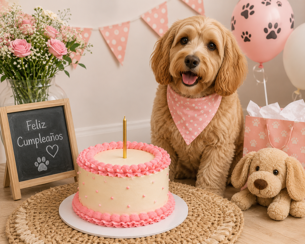 🎂 Pastel Perrhijos Mediano
